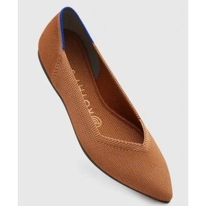 Rothy’s The Point Ballet Flats in Amber Textile - Size 11